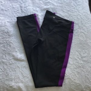 Lululemon side stripe leggings
